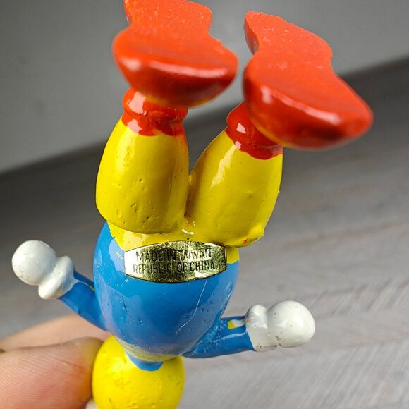 Vintage Wooden Anthropomorphic Duck Christmas Ornament Hand Painted - Picture 5 of 6